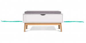 banc coffre rangement décoration